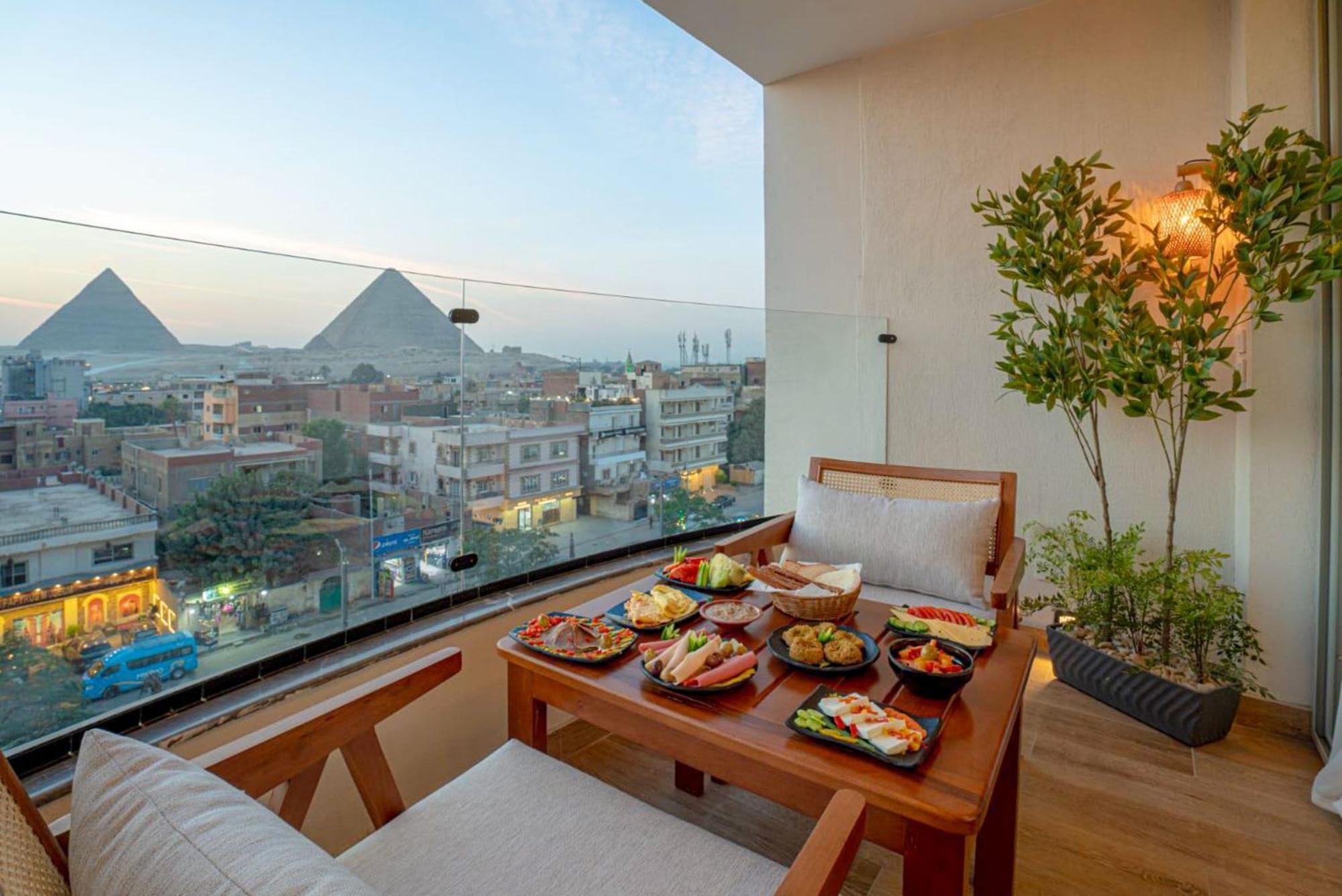 Galaxy Pyramids View Inn Kafret el-Gabal Exterior photo