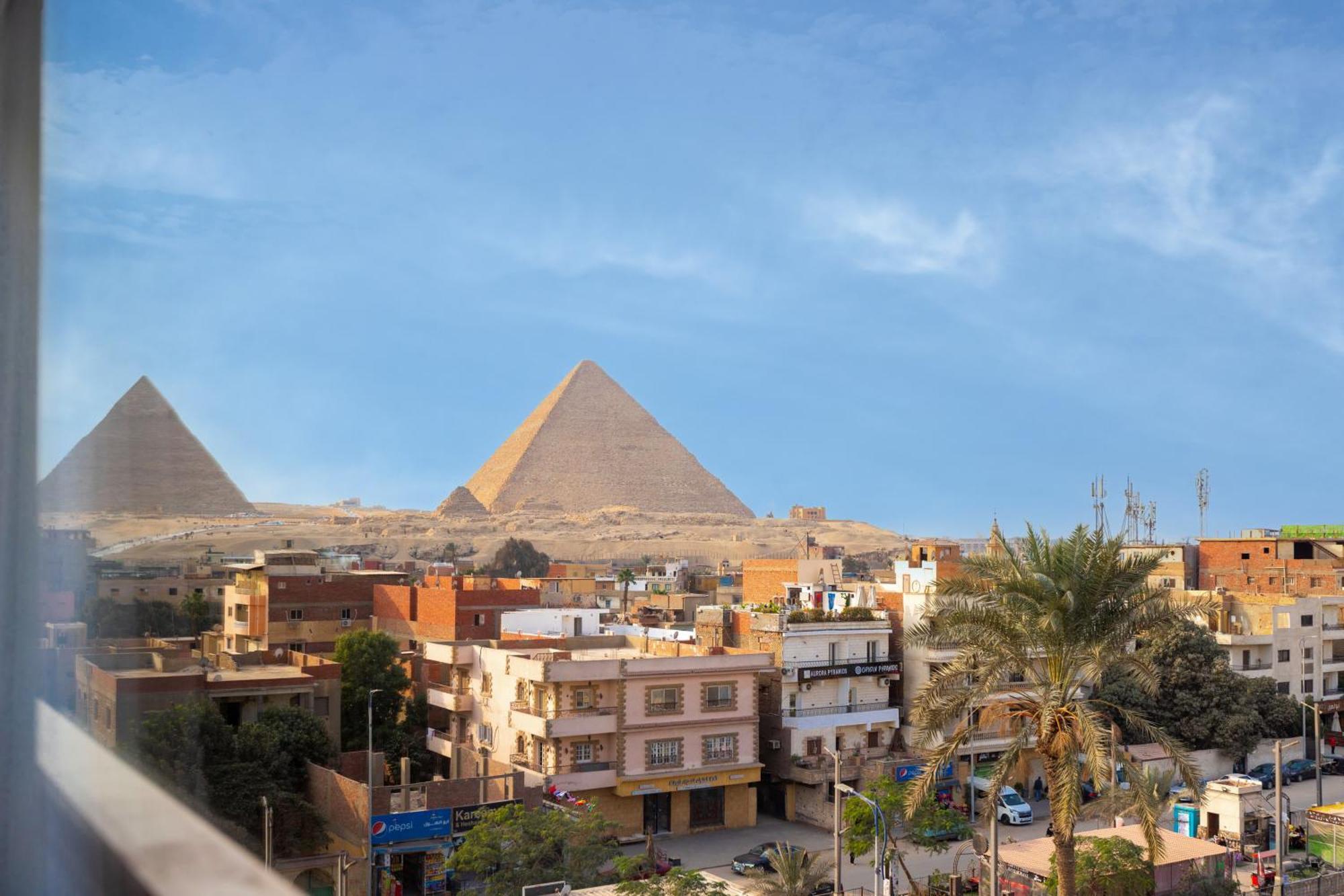 Galaxy Pyramids View Inn Kafret el-Gabal Exterior photo