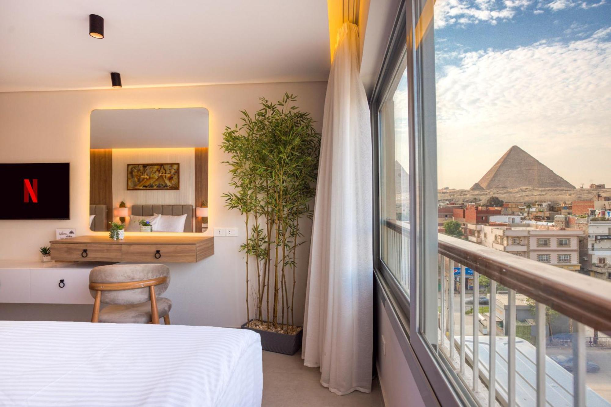Galaxy Pyramids View Inn Kafret el-Gabal Exterior photo