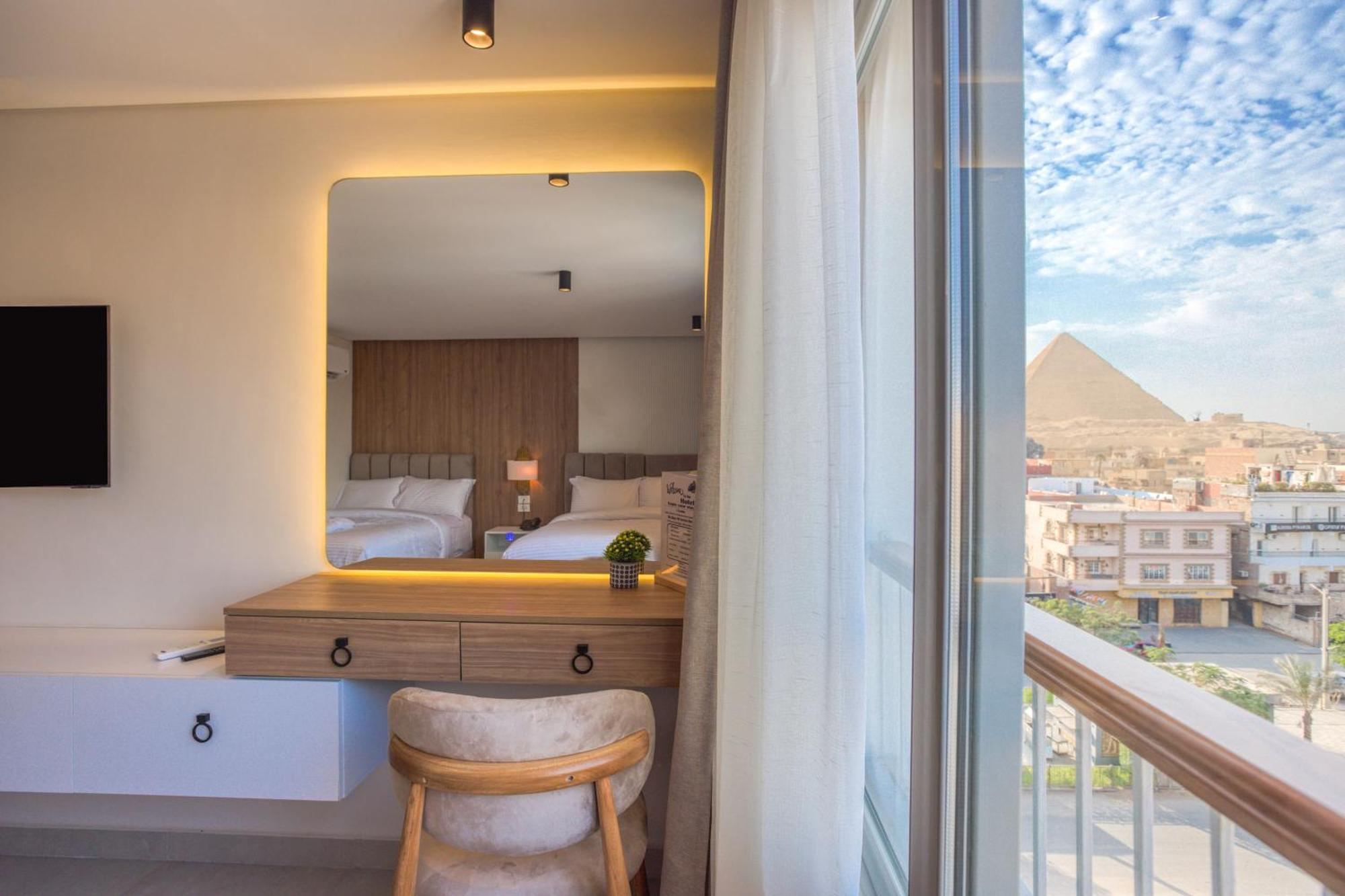 Galaxy Pyramids View Inn Kafret el-Gabal Exterior photo