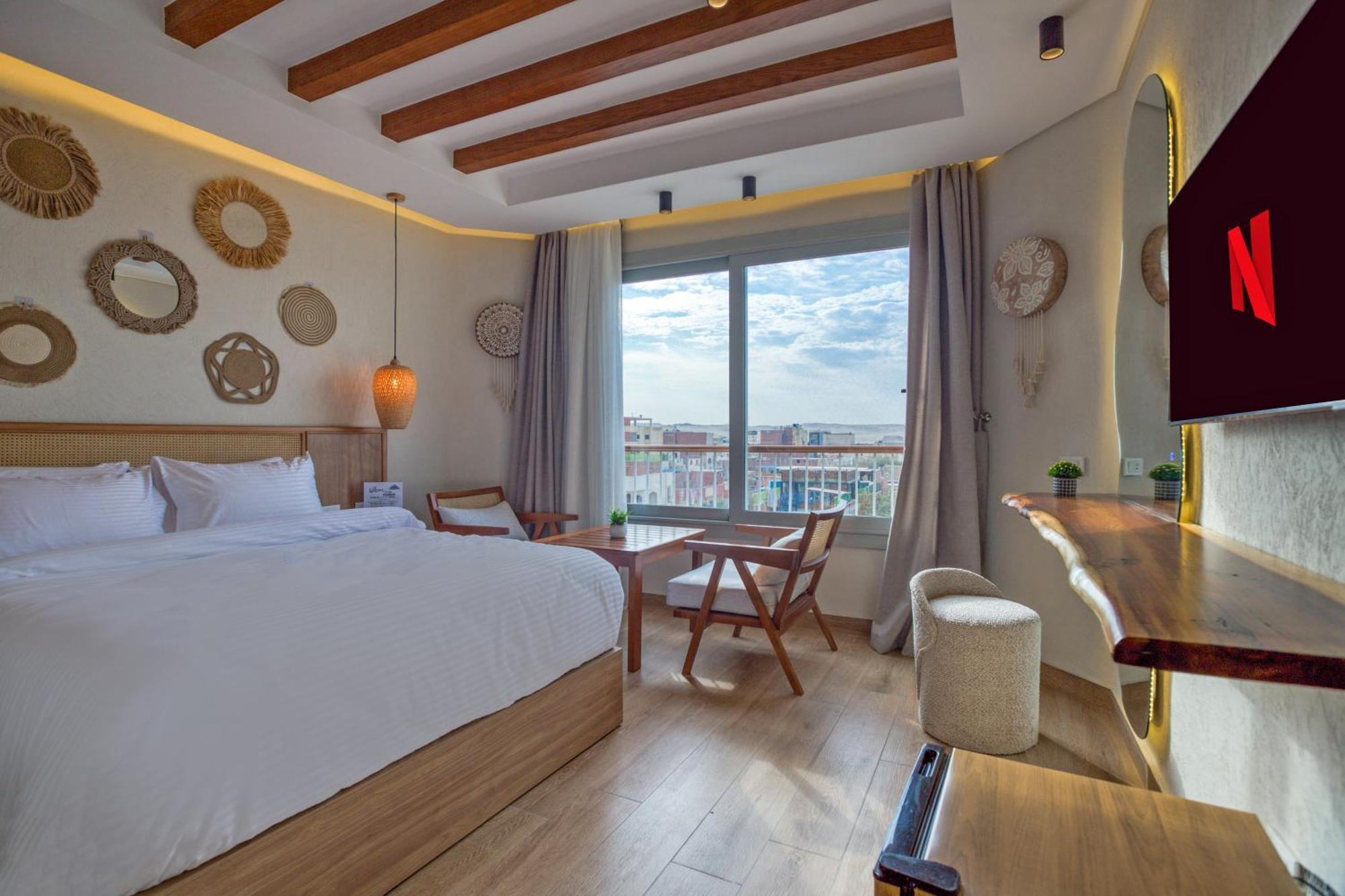 Galaxy Pyramids View Inn Kafret el-Gabal Exterior photo