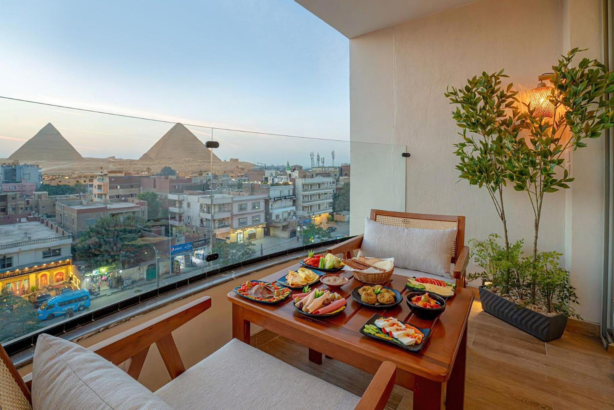 Galaxy Pyramids View Inn Kafret el-Gabal Exterior photo